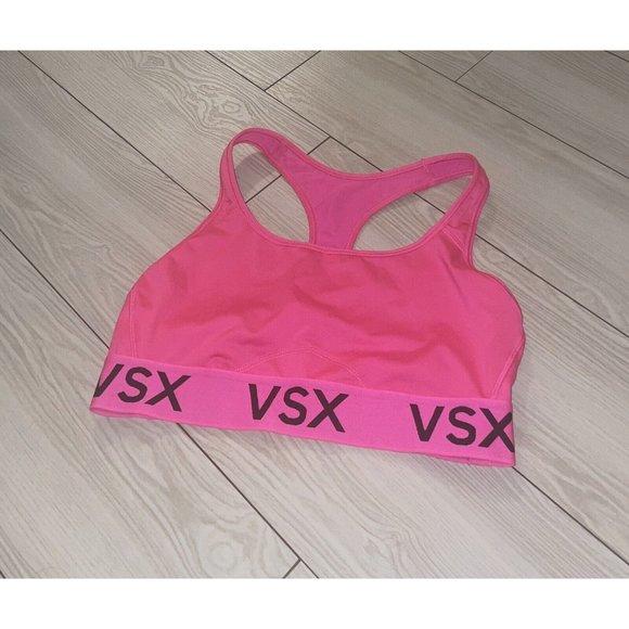 Victoria's Secret Other - Victorias Secret VSX Sport Sports Bra Racerback Womens M Medium Pink